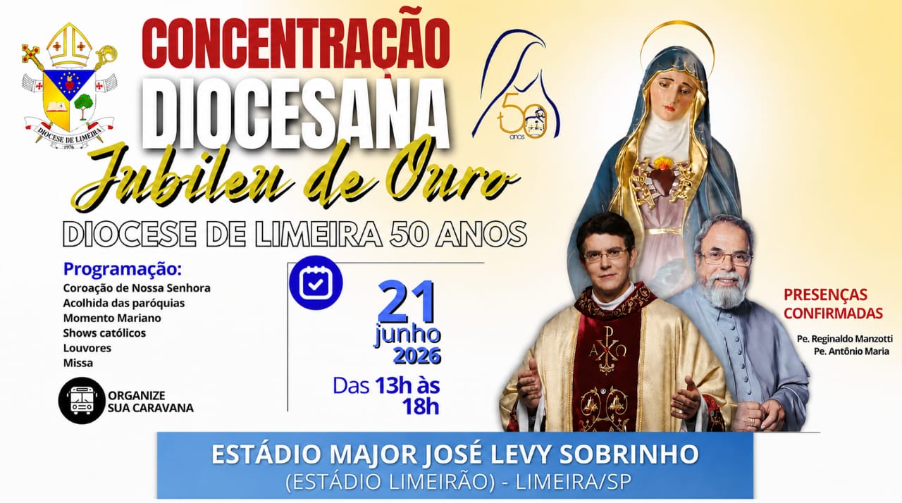 Após três anos de preparação, Diocese de Limeira vive a expectativa do Jubileu de Ouro